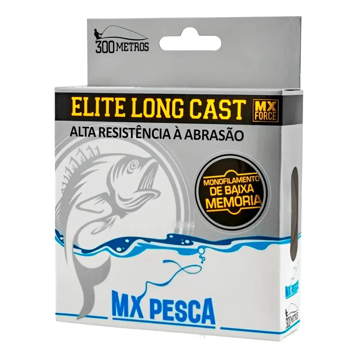 Linha Elite Long Cast Mx Pesca 300m Baixa  Memoria Resistente