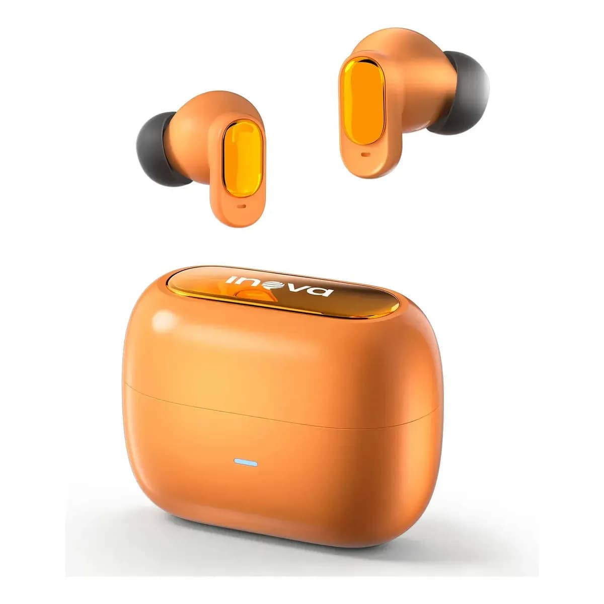 Fone De Ouvido Bluetooth 6.0 Sem Fio Tws In-ear Com Cancelamento de Ruído Ipx 5 Moda Laranja