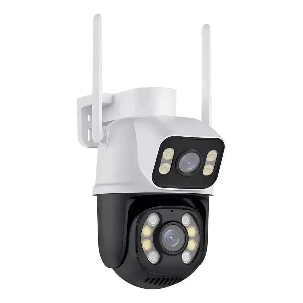 Câmera de Segurança iCSee Dupla Lente 3MP + 3MP Wi-Fi para Externa VLX
