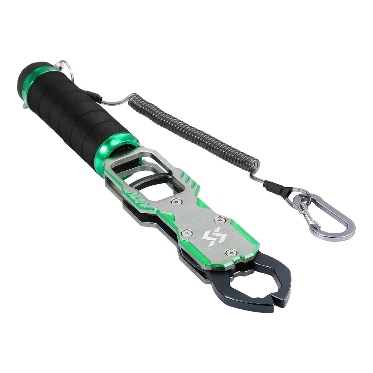 Alicate De Contenção Com Balança 18kg Pesca Profissional Verde