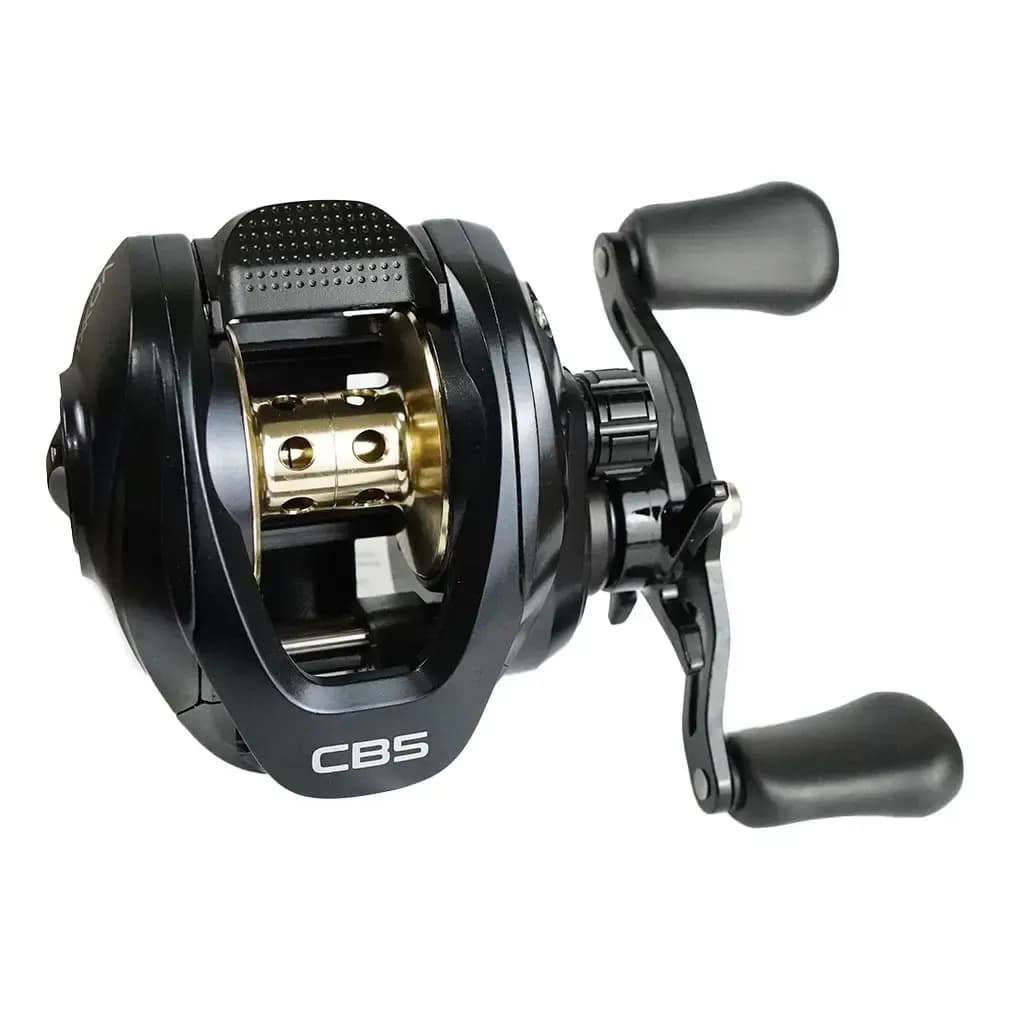 Carretilha Manivela Esquerda Cb5 5 Rolamentos - Voxxi Cor Preto Lado  da manivela Esquerdo