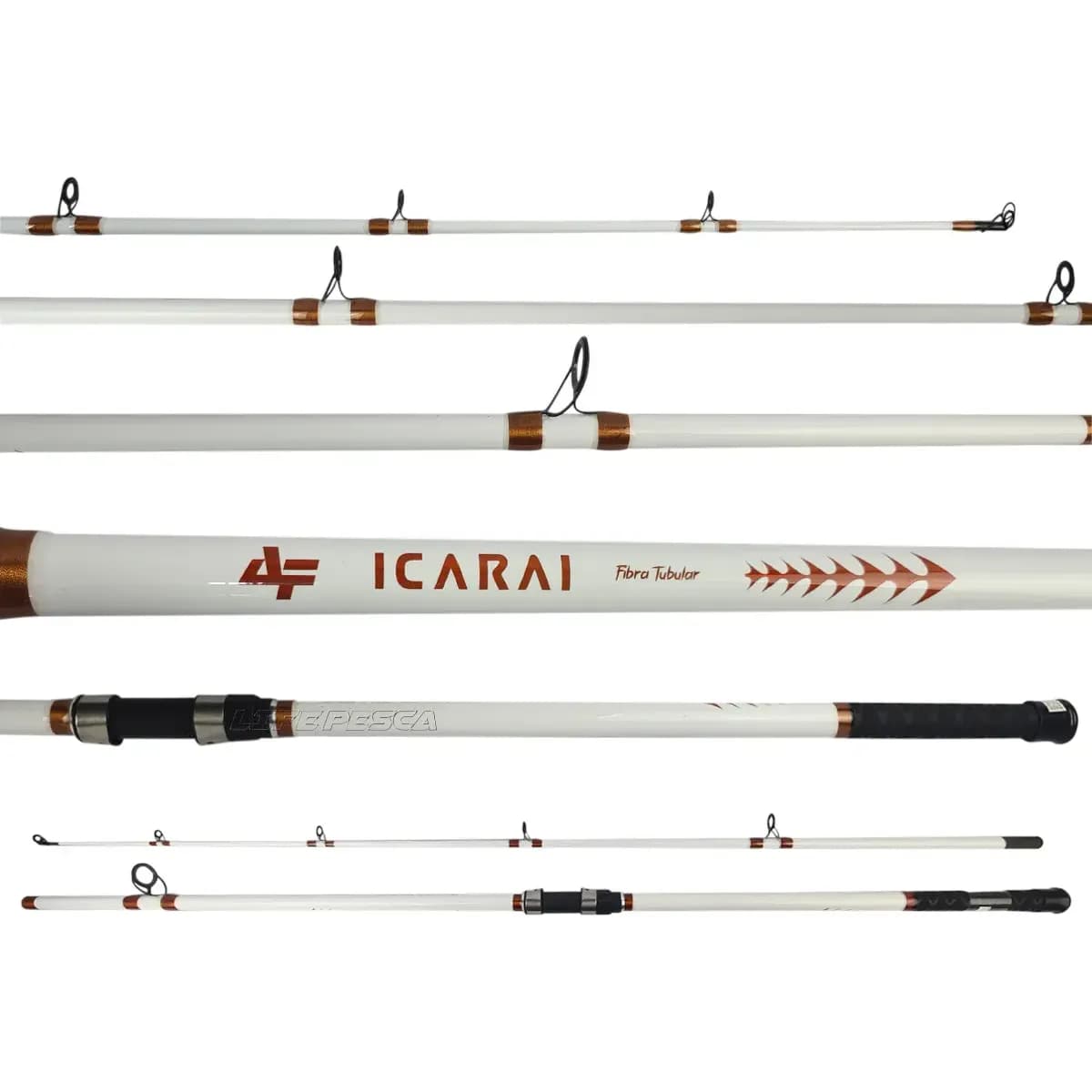Vara Para Pesca De Praia Albatroz Icarai (3,00m) -  2 Partes