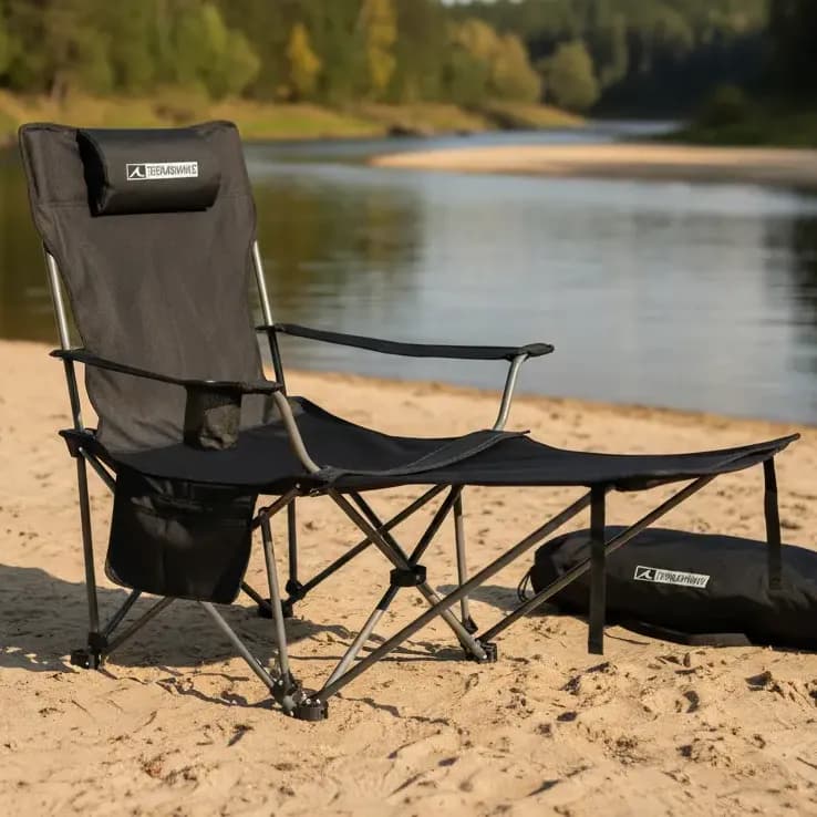 Cadeira Camping Dobrável Pesca  Praia Espreguiçadeira Portáti