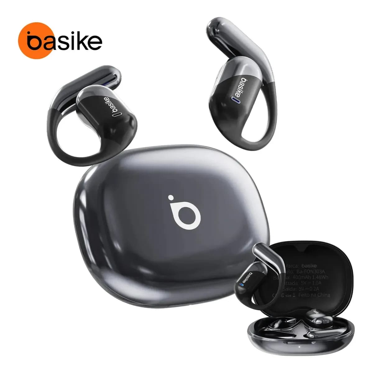 Fone Gancho Esportivo Basike