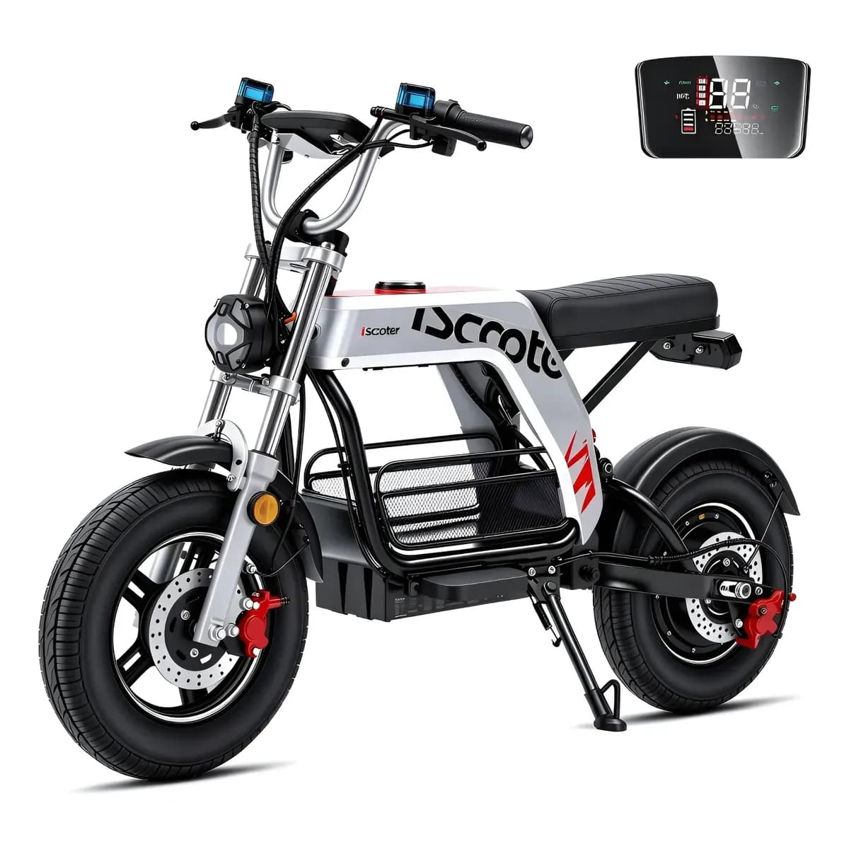 Scooter Elétrico Dx5pro Motor 1500w Para Adultos Max 60km/h Preto