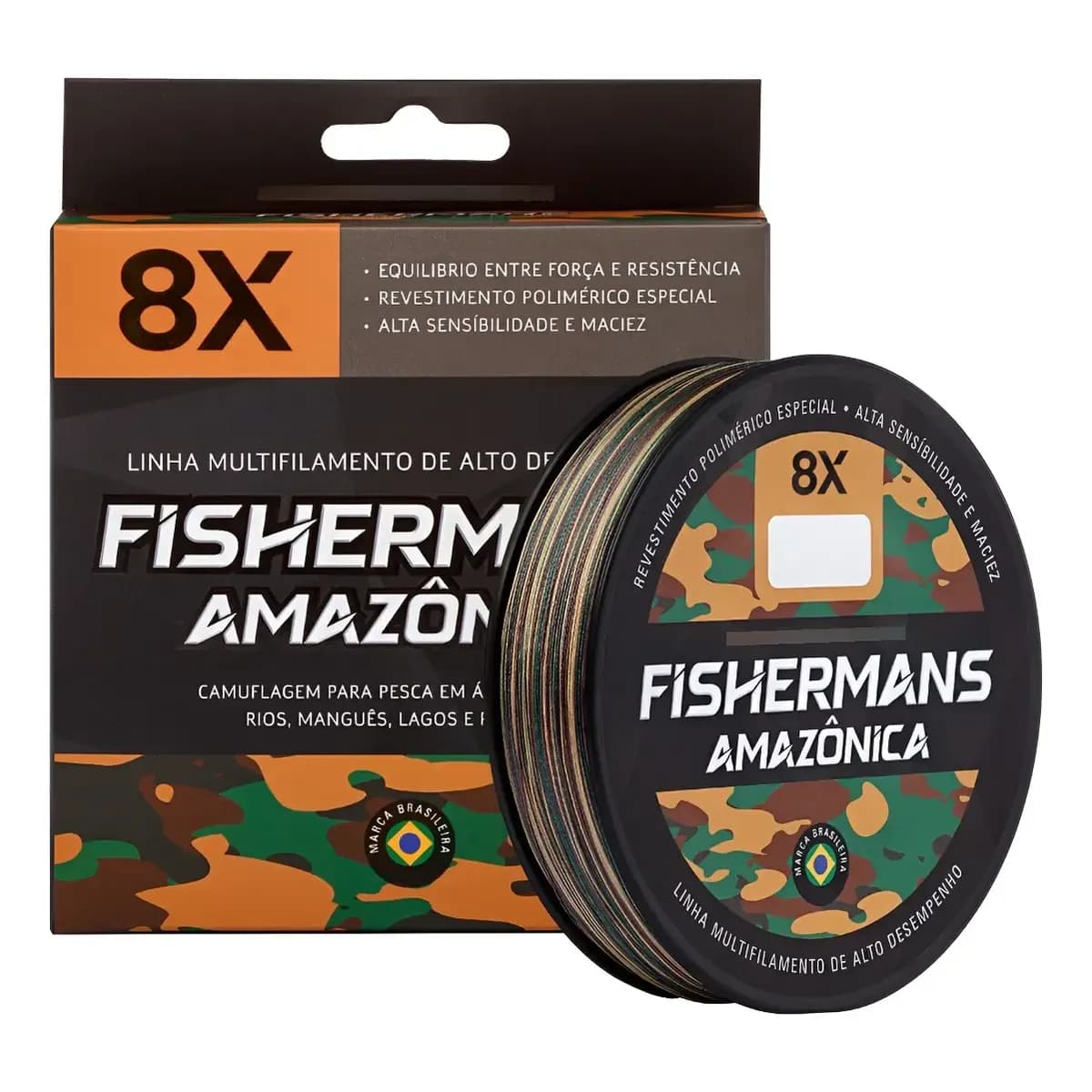 Linha Pesca Fishermans Amazônica 8x 0.24mm 30lb 150m