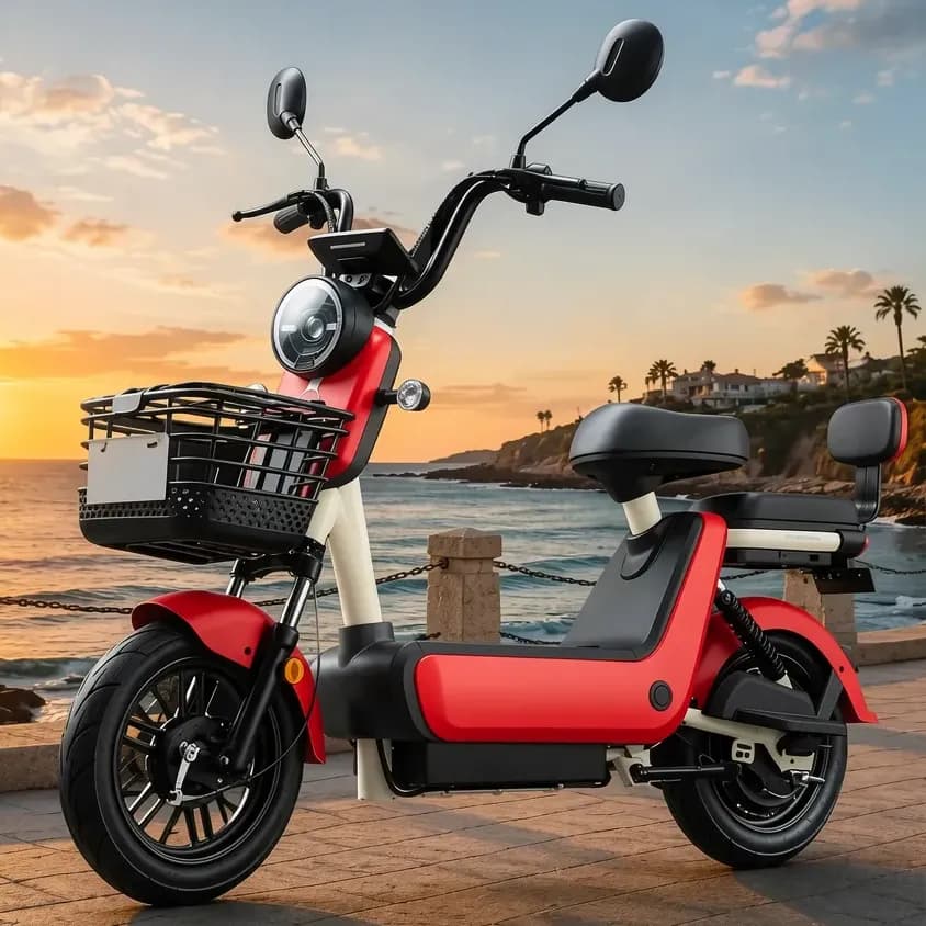 Bicicleta Elétrica Cavalletta C2 Removível 20ah 65km 750w Vermelho 14