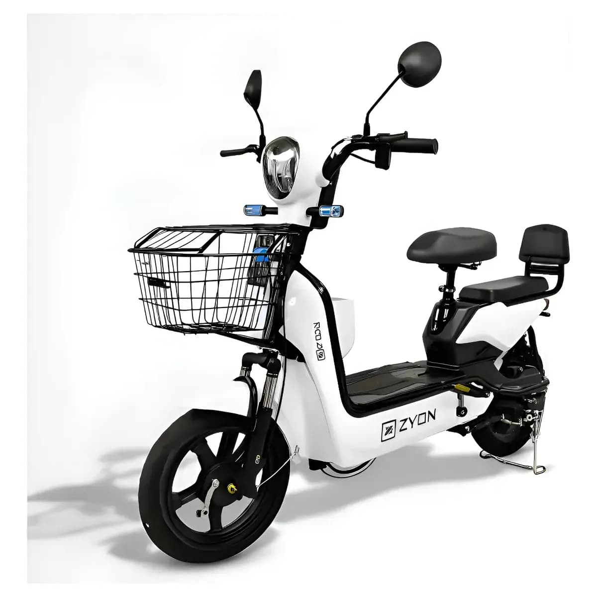 Bicicleta Eletrica De 500w - Scooter Zyon Cor Branco