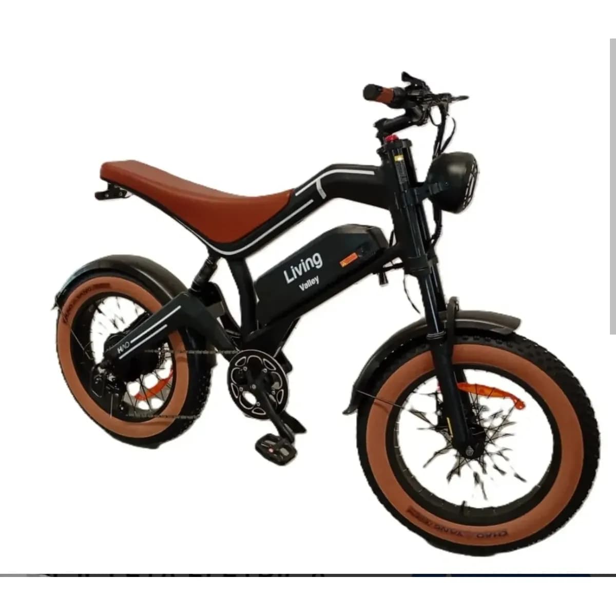 Bicicleta Elétrica Hao Living Valley 750w 48v 15,6 Ah Cinza-escuro 55 Cm