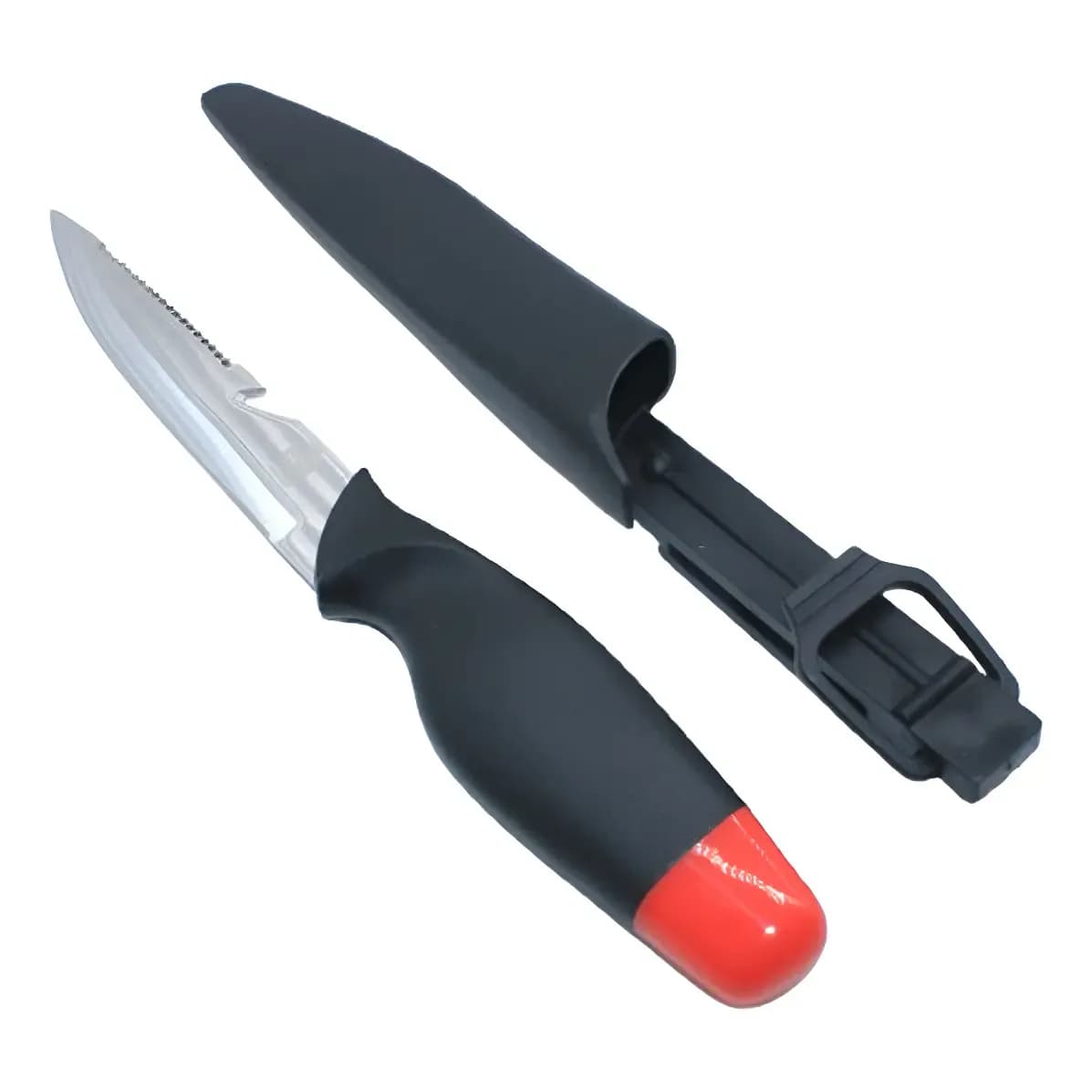 Faca Fileteira Pesca Sashimi Sushi P/ Escamar E Abrir  Peixes Preto