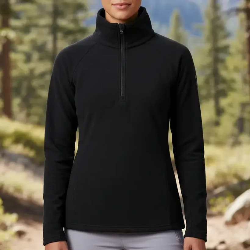 Blusão Columbia Feminino Fleece Glacial Iv Half Zip
