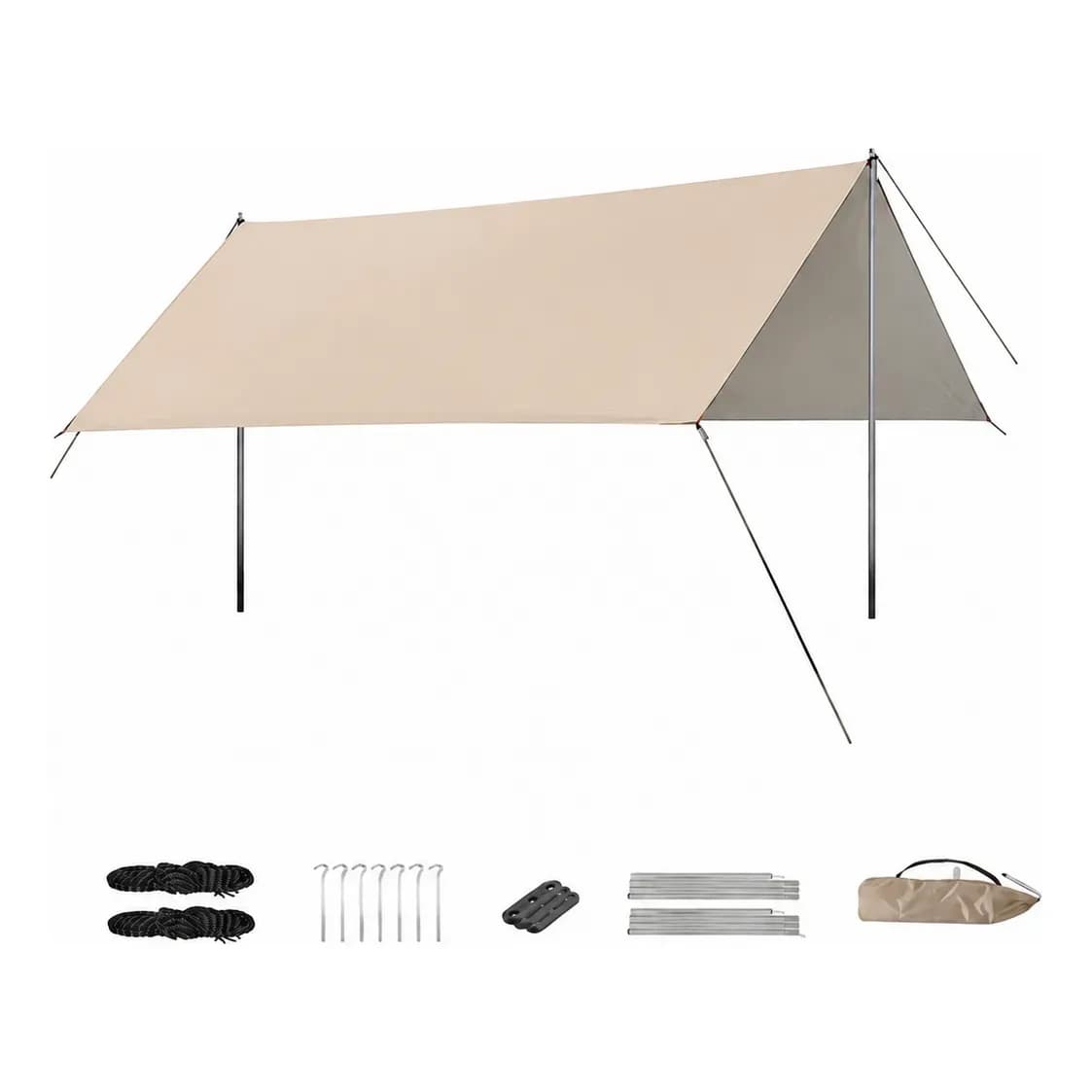 Tenda Gazebo Dobrável 3 X 3 M Camping Portátil Tela Toldo