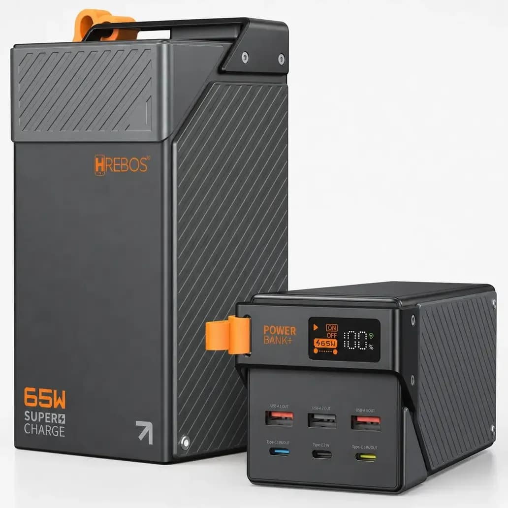 Power Bank Hrebos 50.000mAh 65W Turbo