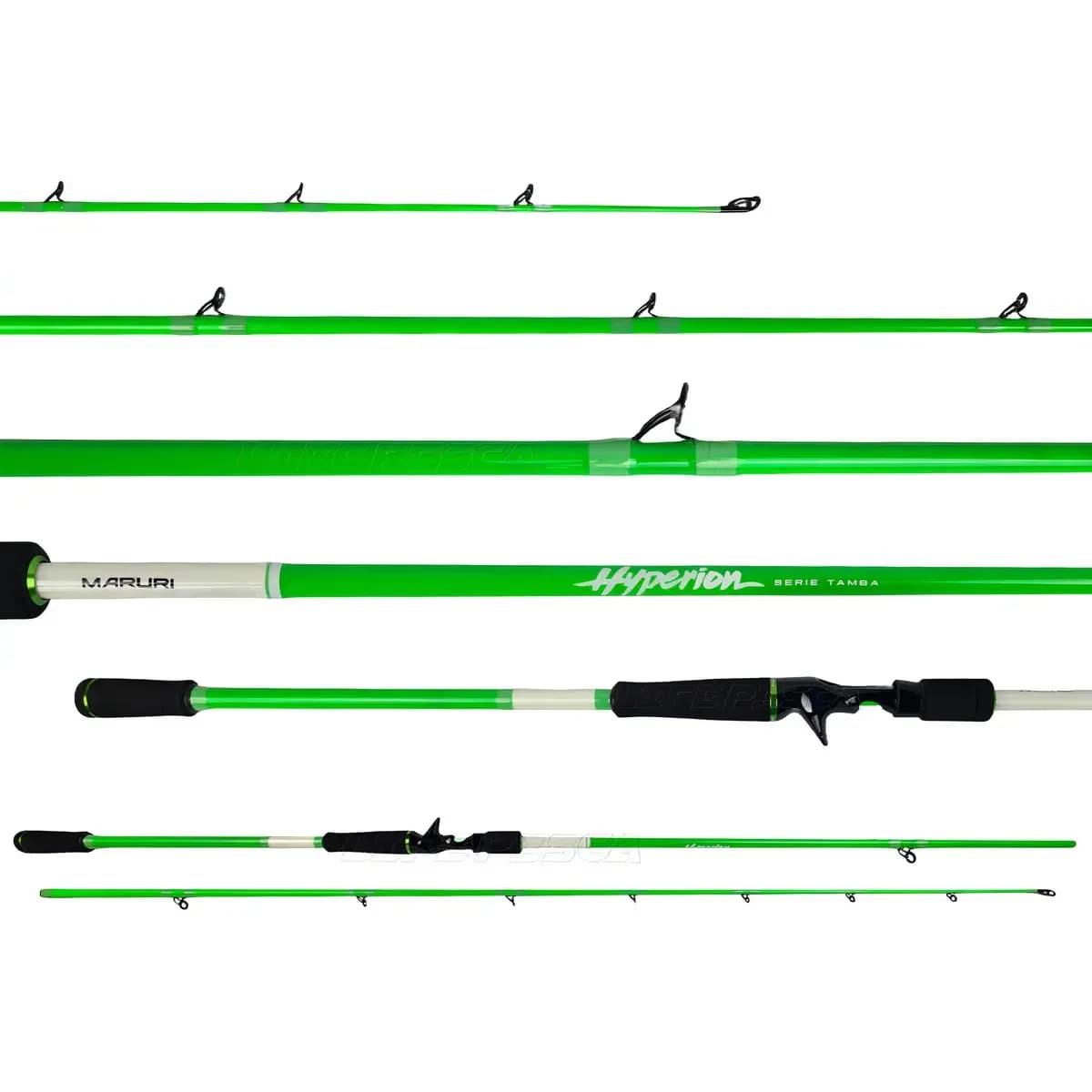 Vara Carretilha Hyperion Green 802h 2,40m 30-60lbs 2p Maruri