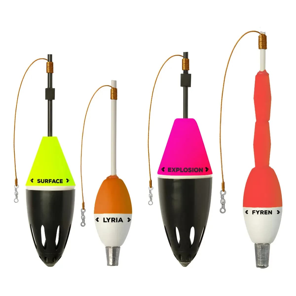 Kit Boia Cevadeira e Torpedo Corrêa Fish Surface Explosion Fyren Lyria 22cm Sortidas