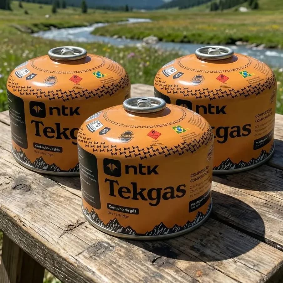 Kit Cozinha Para Fogareiro Lampião Pesca Camping Viagem 230g