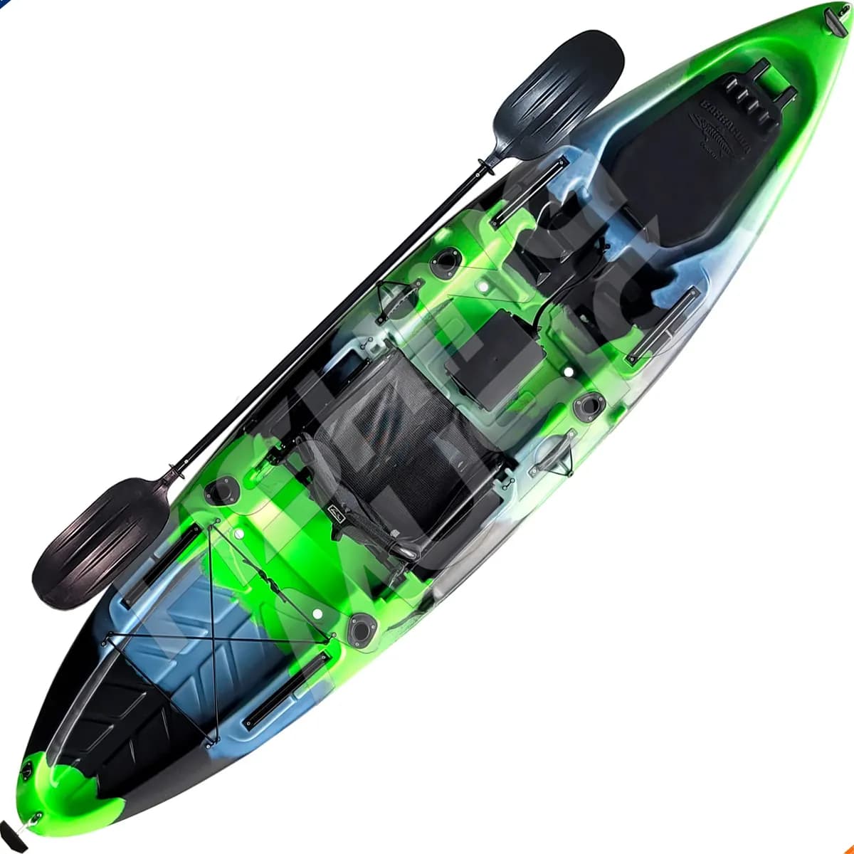 Caiaque Pesca Barracuda Evolution Lontras - O Top Da Remada