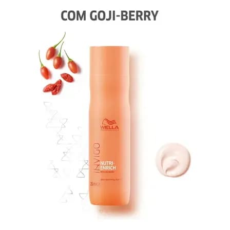 Experimente o poder do Shampoo Wella Nutri-Enrich para cabelos mais resistentes, sedosos e cheios  de vida