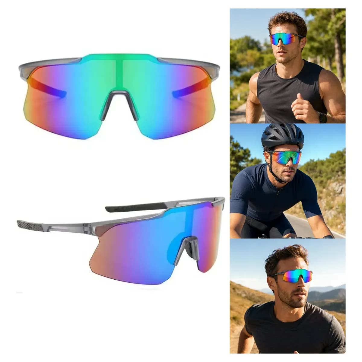 Óculos Esportivo Ciclismo Beachtenis Pesca Corrida Uv400