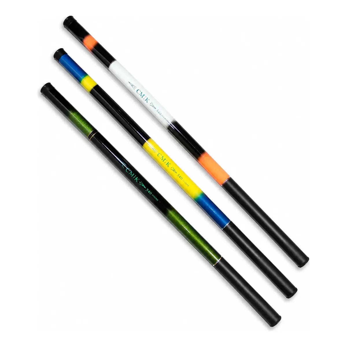 Kit De Pesca 3 Varas Telescópicas Lisa 40% Carbono 3 Metros