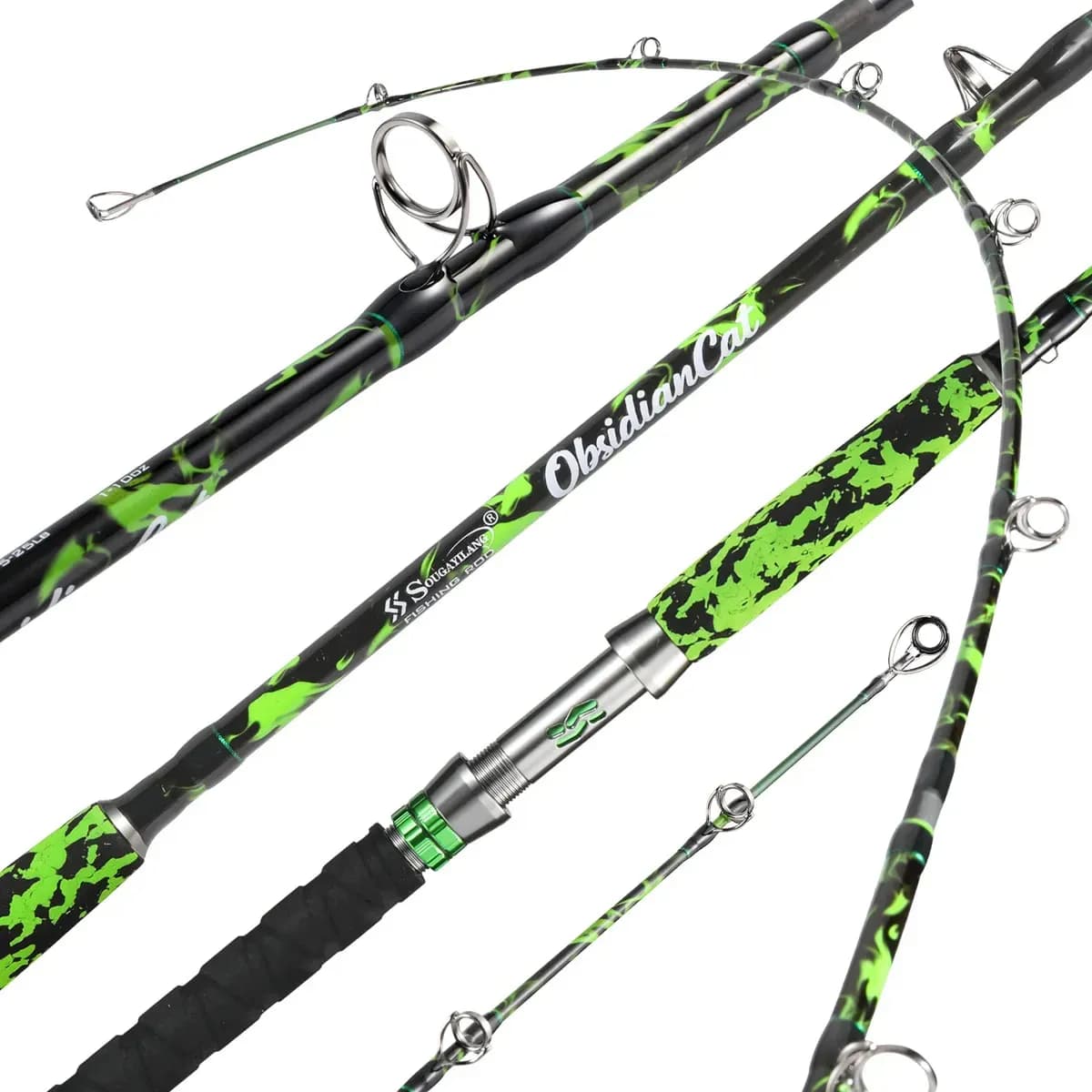 Vara Para Bagre 2,10m Mh 15-25lb Carbono Peixe Grande Maciça 2.1m Vara Para Molinete