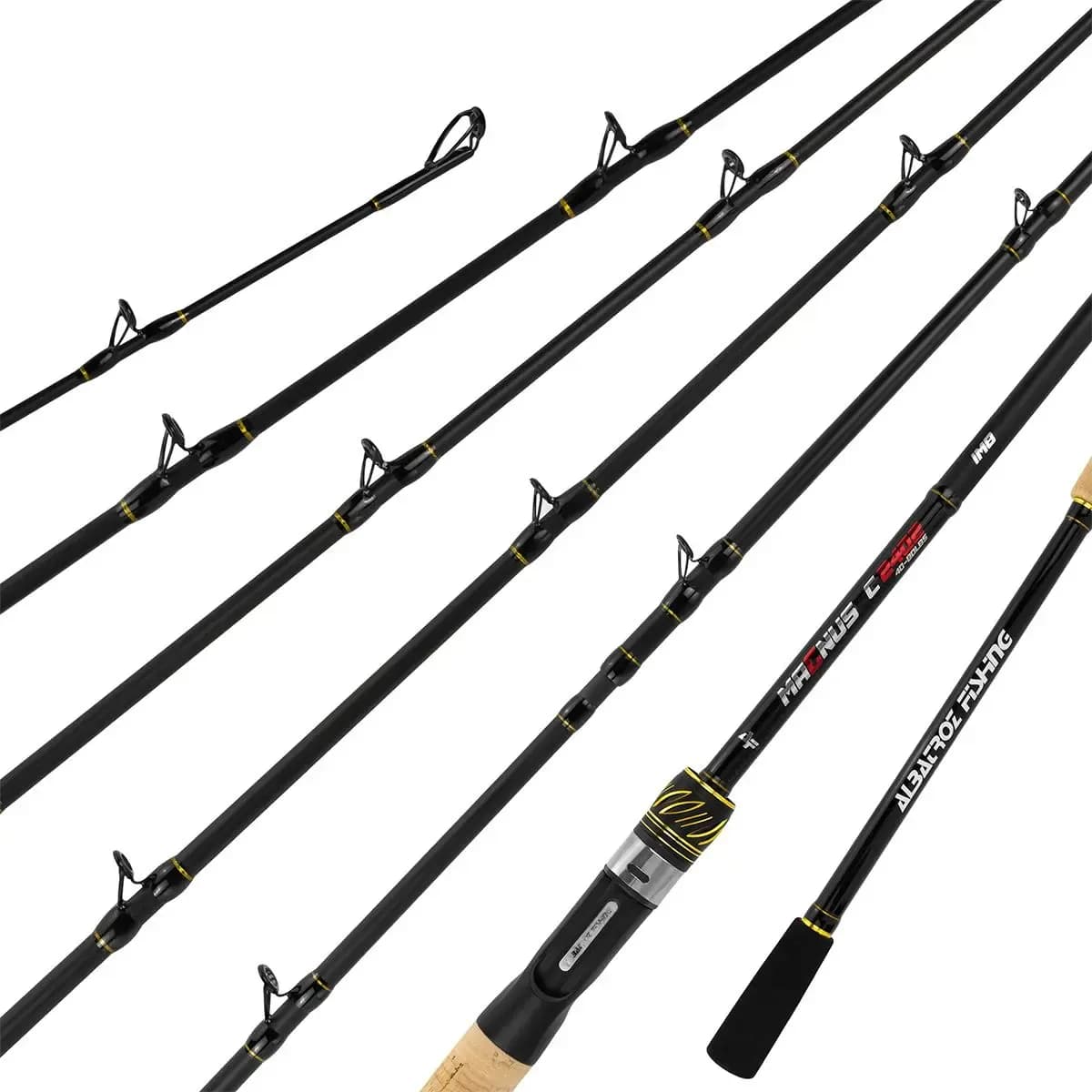 Vara Para Carretilha Magnus C2102 2,10mts 40-80lbs 2 Partes - Albatroz