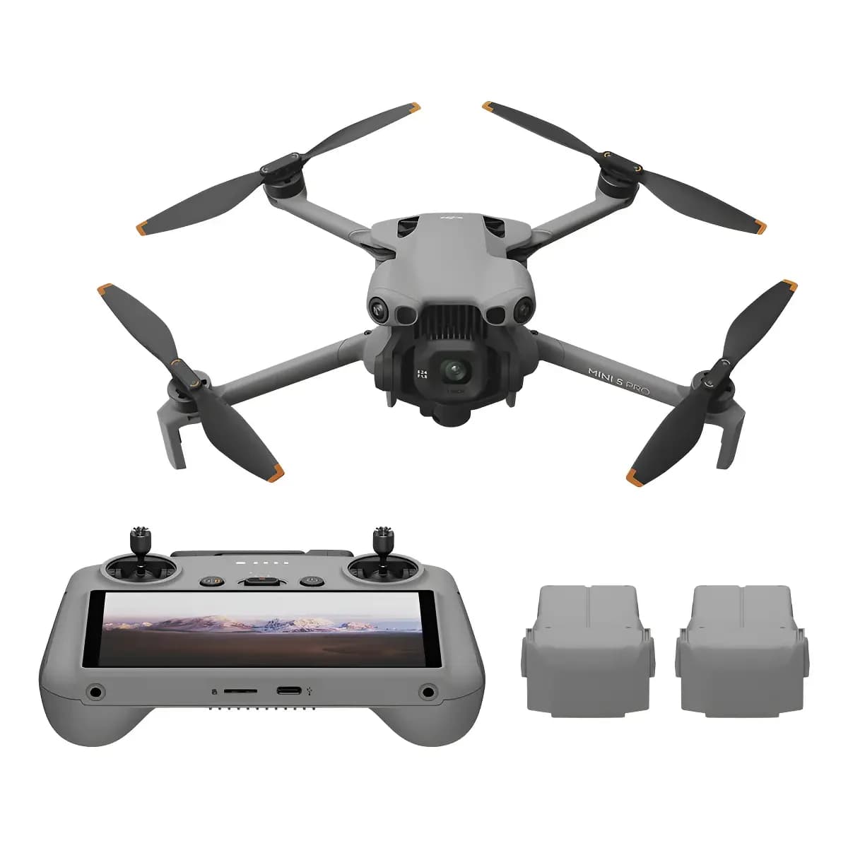 Drone Dji Mini 5 Pro Fly More Combo Controle Tela 3 Baterias Branco