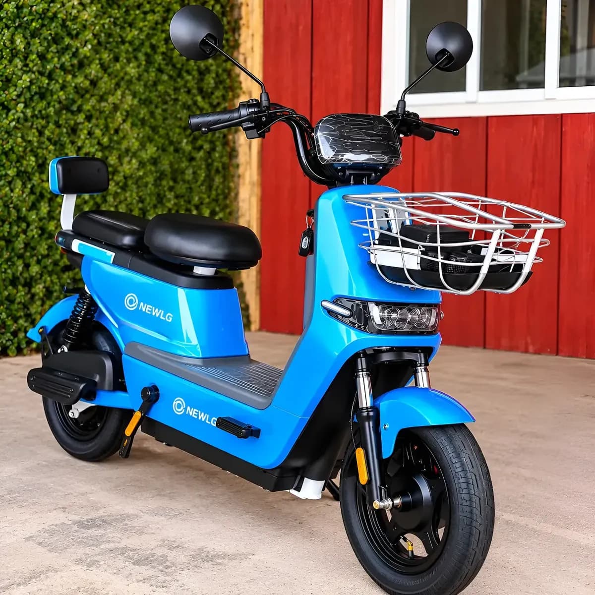 Scooter Elétrica 500w Urbana Gigimu Sk 8 Cesta Frontal 2027 Azul