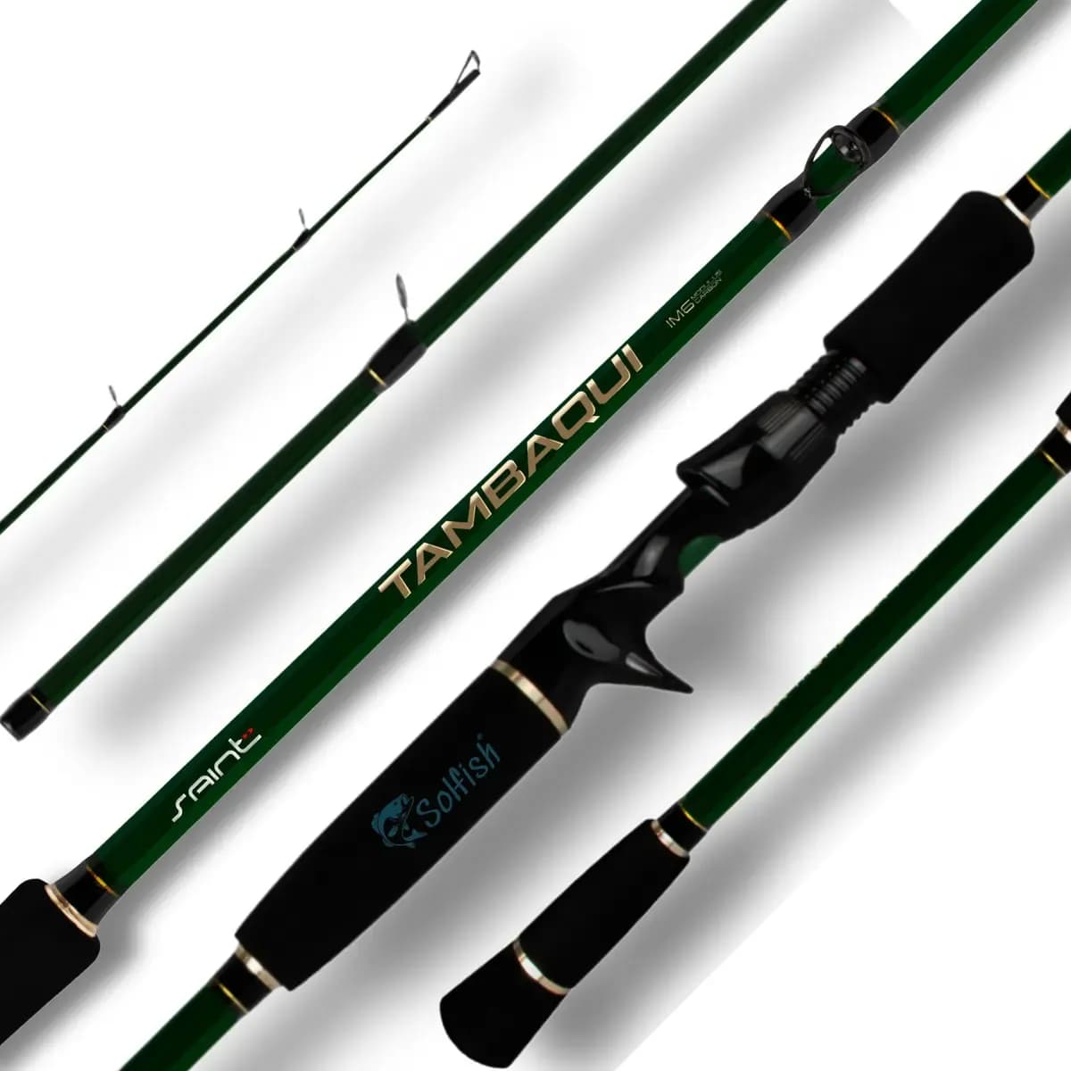 Vara de Pesca Saint Tambaqui 2,40m 2 Partes Carretilha Ação Rápida