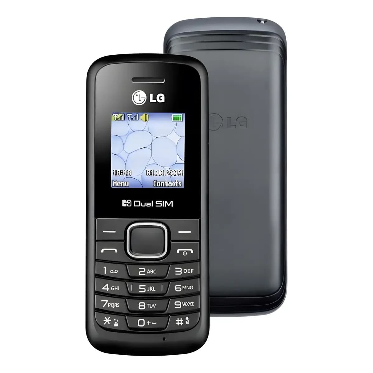 Celular LG B220 Simples Idoso Lanterna Radio Dois Chips 3g Preto