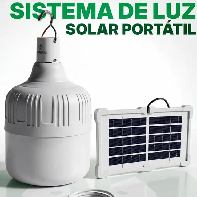 Lampada Led Solar Recarregável Camping Usb Pesca Jardim Lampiao Viagem Several