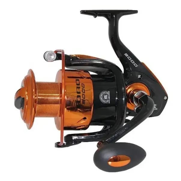 Molinete Pesca Pesada Toro 9000 Maruri 6 Rolamentos Cor Laranja Lado da manivela Direito/Esquerdo