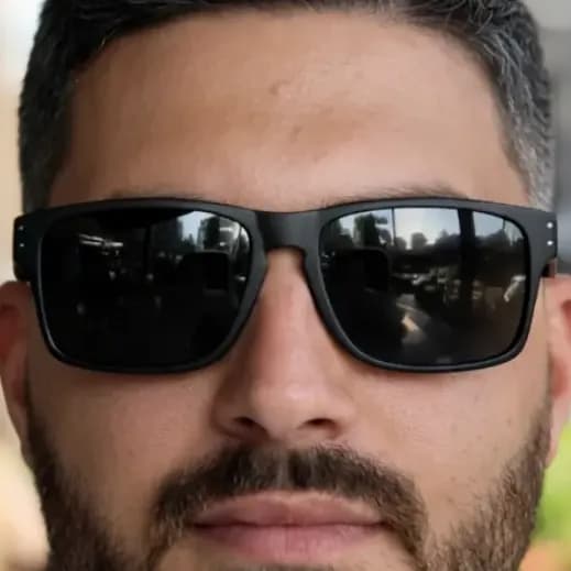 Oculos De Sol Masculino Esportivo Preto Polarizado  Finoti