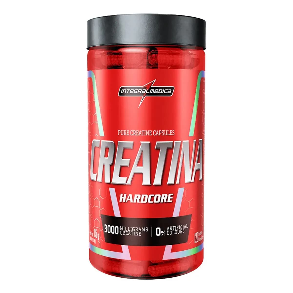 Creatina Hardcore Integralmedica 120 Cápsulas