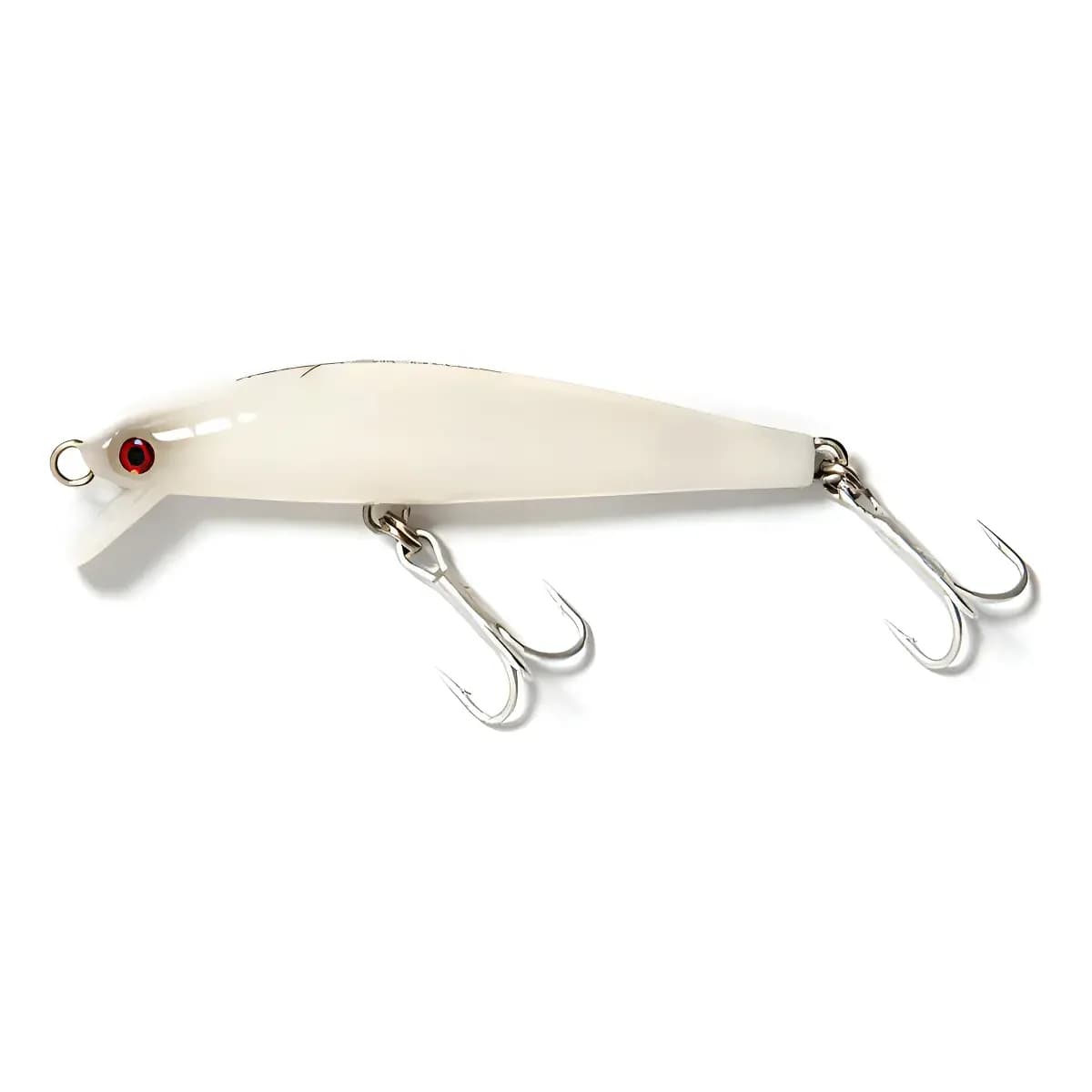 Isca Artificial Nelson Nakamura Queen 90 9cm Meia Água Cores Cor  101 (opaca Osso