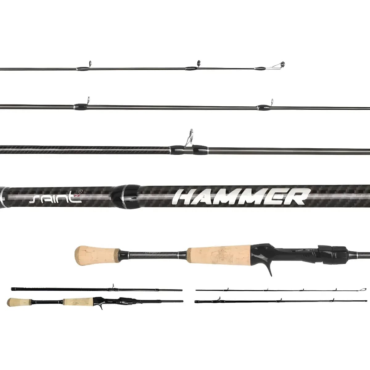 Saint New Hammer (1,73m) 7-17 Lbs Carretilha 4P