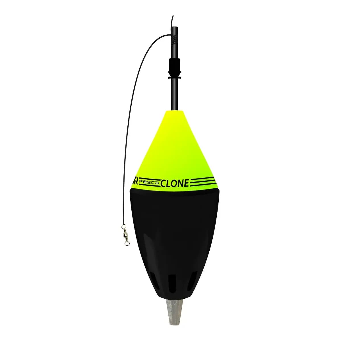 Boia Cevadeira Clone Jrpesca Amarelo 22.5cm Poliestireno Pesca