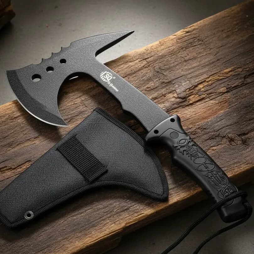 Machadinha Machado Tático Machete Tomahawk Arremesso Viking