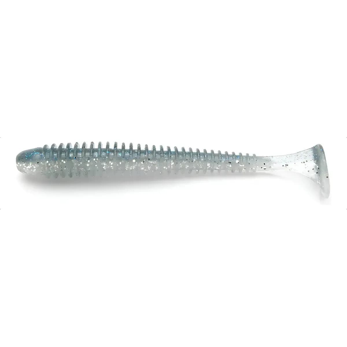 Isca Soft Keitech Swing Impact 4 Polegadas Cor Silver Shinner 8 Unid