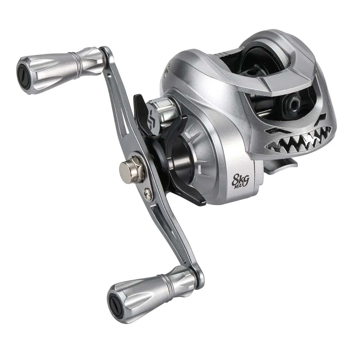 Carretilha De Pesca 19 Rolamento 6.3:1 8kg Copo  De Alumínio