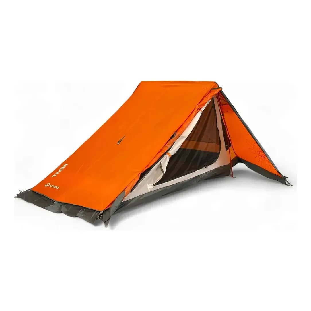 Barraca Azteq Nepal 2 Pessoas Laranja Resistente 6000mm D'água