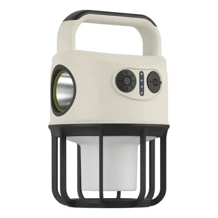 Lampião Led Lanterna Recarregável 2 Em 1 Usb Camping Pesca