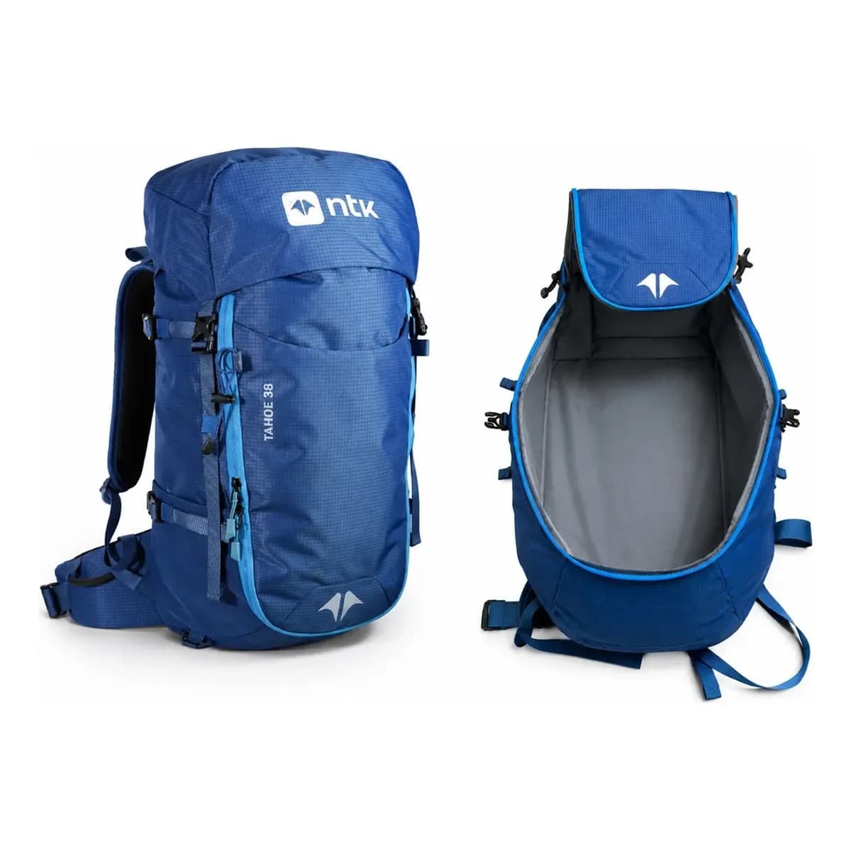 Mochila Ntk Trilha Camping Viagem Tahoe Trekkind 38l Azul