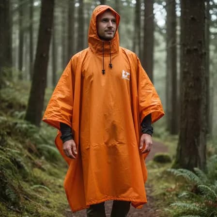 Poncho Legendário Pro Impermeável Com Capuz Para Trilhas