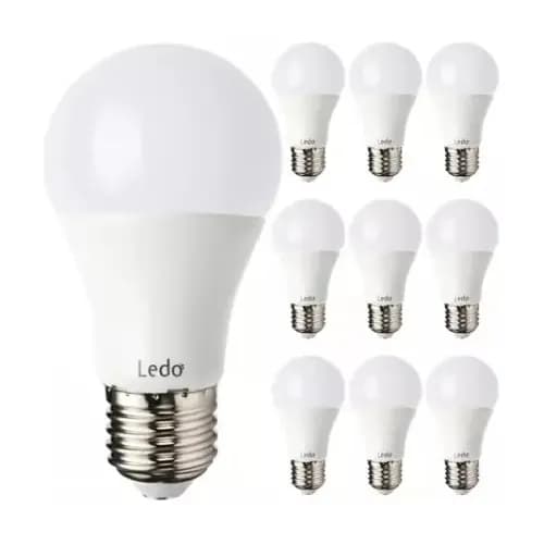 Kit 10 Lâmpada Led Bulbo A65 15w E27 Branco Frio Ledo Cor da luz Branco-frio