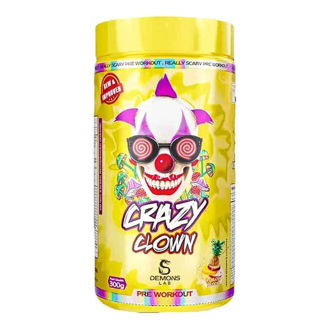 Pré-Treino Crazy Clown Aminoácidos Pó 300g Demons Lab