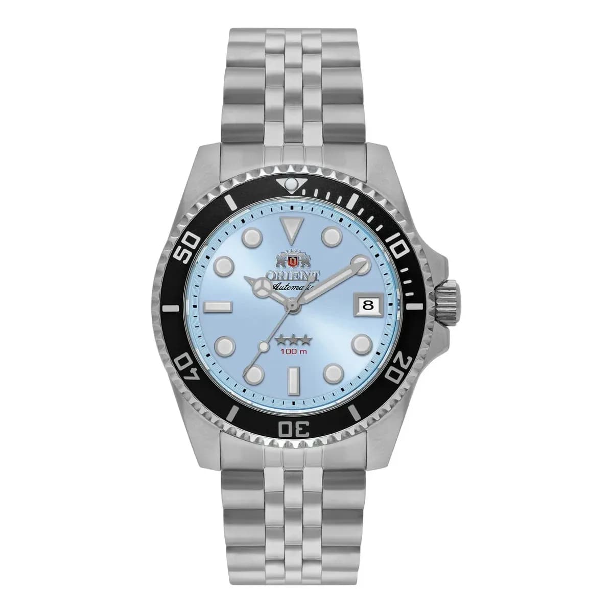 Relógio Orient Submariner Automático 39mm Safira YN6SS023 A1SX
