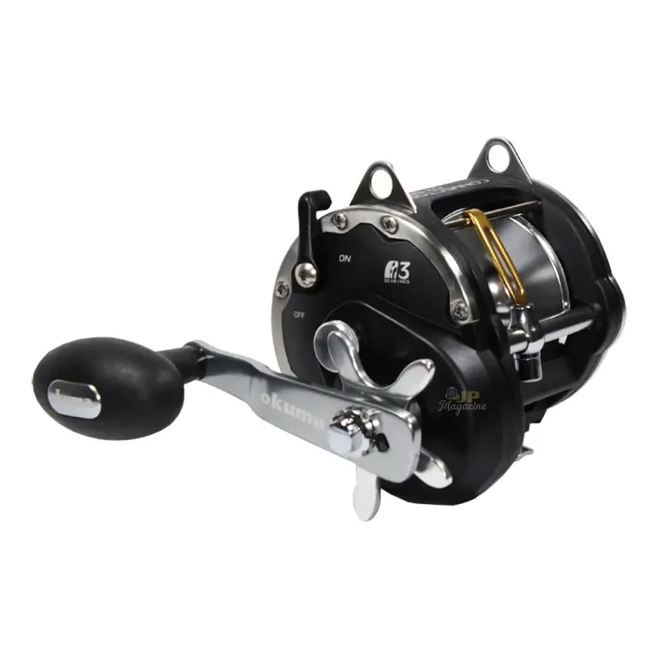 Carretilha De Pesca Pesada Okuma Alto-mar Jaú Pintado Pirara