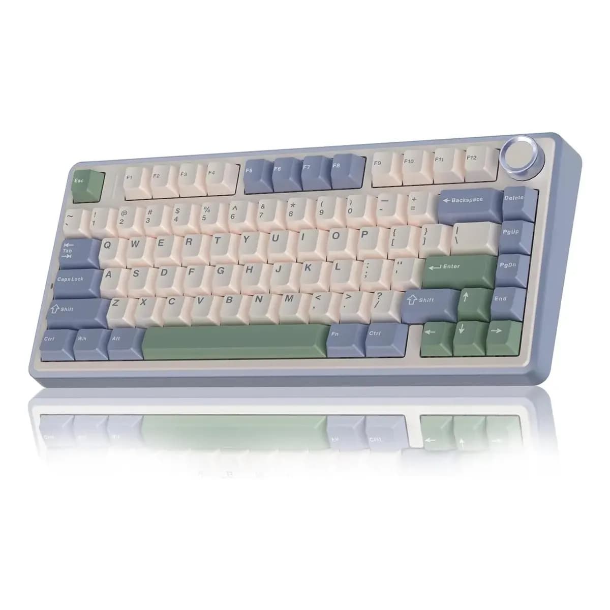 Teclado Mecânico Aula F75 Sem fio Tri-Mode 2.4ghz/Bluetooth/Usb-C RGB 75