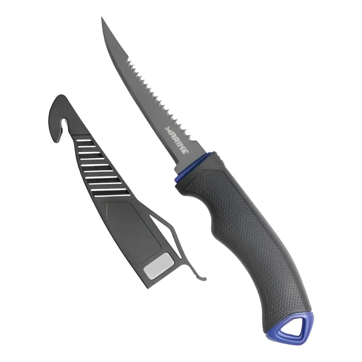 Faca Fileteira Serrilhada Pesca Marine Sports Mfk4t Aço Inox